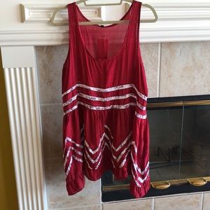 Queen’s Love Red Mini with lace accents!